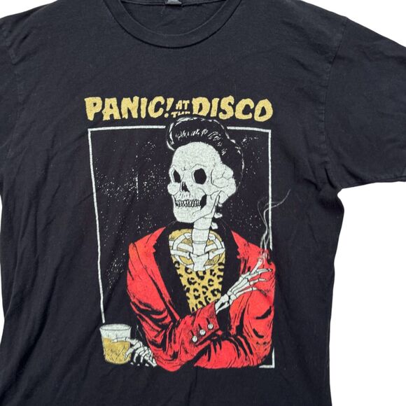 Panic! At The Disco Death Of A Bachelor Tour Music T-Shirt Men's Double Black L - Picture 3 of 3